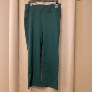 Dear Scarlett Dark Green Cropped Wide Legged Pants
